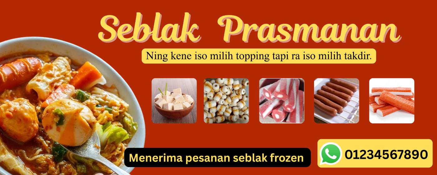 Desain banner warung