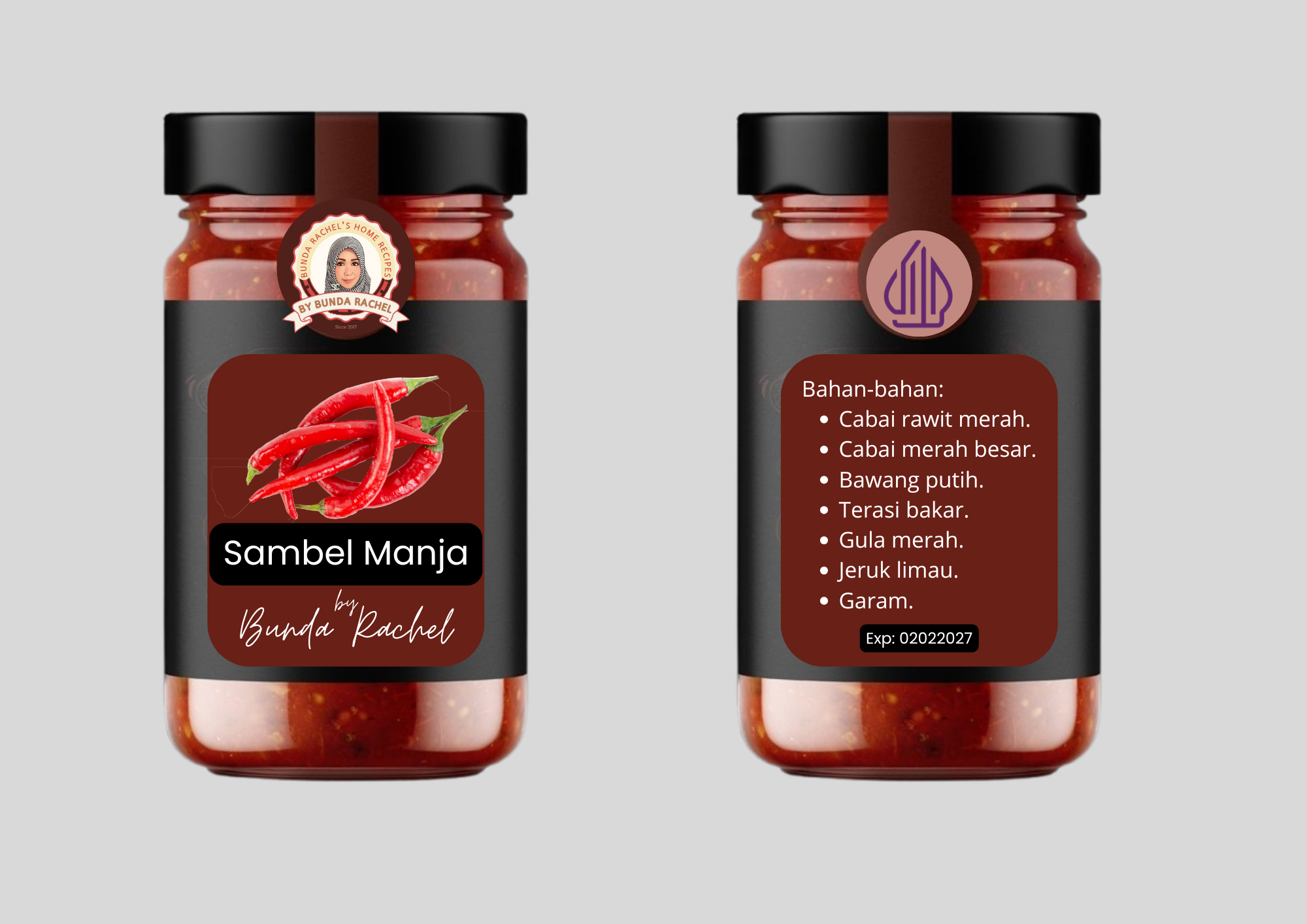 Label sambal UMKM